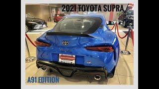 2021 Toyota Supra A91 Edition - Refraction blue walk around / GR Racing