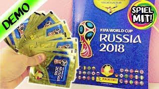 2018 PANINI Sticker Album Russland WM - Kaan öffnet 20 Packungen auf einmal! Seltene Sticker dabei?