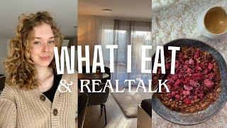 realistisches WHAT I EAT und REALTALK / mit Uhrzeiten / bowls.and.berries