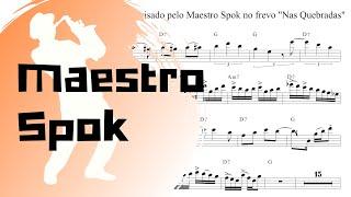 Transcrição do solo improvisado pelo Maestro Spok no frevo "Nas Quebradas"