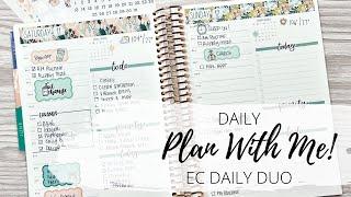 PLAN WITH ME | Erin Condren A5 Daily Duo | Rachelle’s Plans