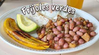 Cómo hacer FRIJOLES VERDES  Para tu MENÚ DIARIO 