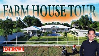 PHP. 35M Price Drop ! AMERICAN MODERN FARM HOUSE FOR SALE WITH HORSE AND SPACE FOR HELIPAD