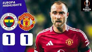 Fenerbahçe vs Manchester United (1-1) | All Goals & Highlights | UEFA Europa League 24/25