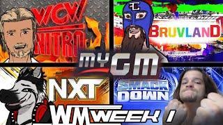 WWE 2K23 My GM Mode Playthrough | Week 1: Covering our Bases | WatchaMania!