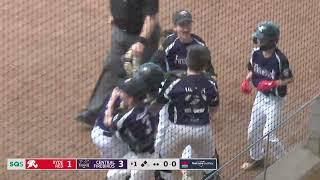 Phoenix Morgan with inside-the-park homer for the Central Firebirds in Little League semi-finals