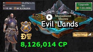 Evil Lands - WARRIOR ĐŦ 8,126,014 CP, Gameplay, Leveling,Crazy Damage.