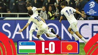 Uzbekistan near history! | Uzbekistan - Kyrgyz Republic | Highlights #AsianQualifiers - Road To 26