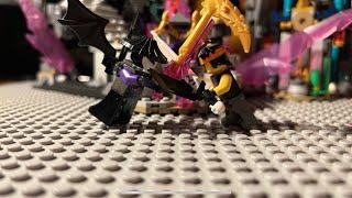 LEGO Ninjago stopmotion fight cole vs skull sorcerer ‍️