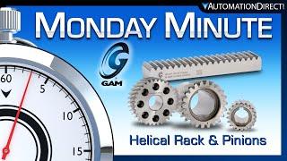 GAM Rack & Pinions - Monday Minute at AutomationDirect