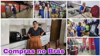 vlog fomos no Brás de trem/como chegar na feirinha da concórdia/muitas compras