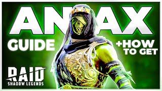Anax Raid Shadow Legends  Unkillable Clan Boss Build: Masteries, Gear  Guide 2024