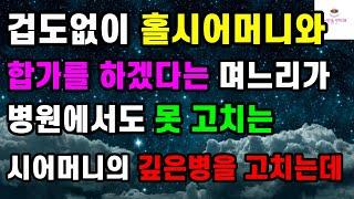 [감동 사랑사연] 겁도없이 홀시어머니와 합가를 하겠다는 며느리가 병원에서도 못 고치는 시어머니의 깊은병을 고치는데ㅣ썰ㅣ사연ㅣ라디오사연ㅣ