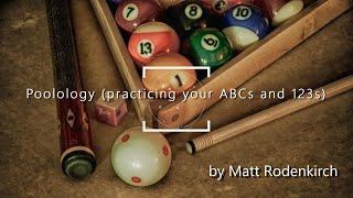 Poolology (practicing your ABCs and 123s)