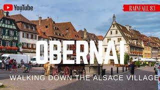 OBERNAI 4K: Visite le village d'Alsace