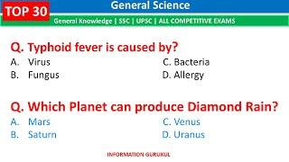 General Science MCQ | General Science GK | General Science for Competitive Exams | Science Quiz | GK