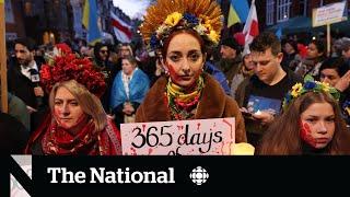 Marches and memorials held around the world in solidarity with Ukraine