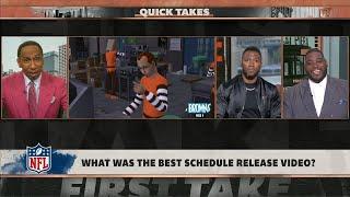 First Take debates the BEST schedule release video 