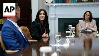 Kim Kardashian talks criminal justice reform at White House