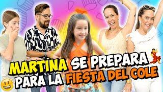 MI HIJA MARTINA SE PREPARA PARA LA ACTUACIÓN DE FIN DE CURSO DEL COLEGIO