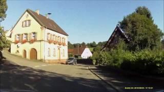 Ortsdurchfahrt im kleinen Odenwald/HD: Haag (Nord rein, SW raus)