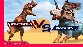 Epic Ceratosaurus vs Diceratops Showdown | Dinosaur Battle S2 GC6