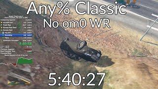 GTA 5 Any% Classic No om0 Speedrun in 5:40:27 (Former World Record)