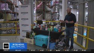 Inside Baltimore's Amazon fulfillment center on Prime Day