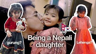 Gurung dress or Lehenga? Liana becoming Nepali daughter