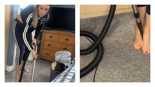 Vacuuming With Henry - Bedroom Vacuum Crevice and Cleaning