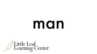 "man" sight words made easy