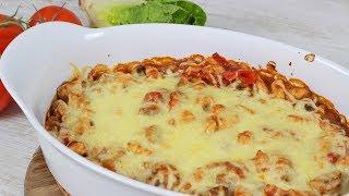 Champignon Hähnchen Auflauf mit Paprika - Sooo Lecker