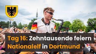 Zehntausende feiern Nationalelf in Dortmund
