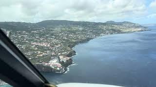 Approach and landing Madeira 22.07.2023