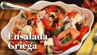 Ensalada Griega / Recetas Faciles - Sabores Nuevos