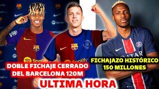 BOMBAZO DE ULTIMA HORA: DOBLE FICHAJE CERRADO DEL BARCELONA, NICO y OLMO - FICHAJE HISTÓRICO 150M