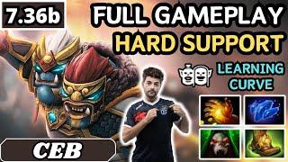 7.36b - Ceb OGRE MAGI Hard Support Gameplay - Dota 2 Full Match Gameplay