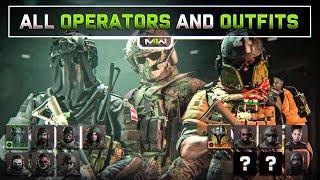 ALL Operators and Outfits | Modern Warfare 2 (2022)