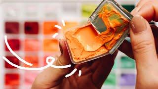 PAINT WITH ME: Jelly Gouache Paint (56 colors) + calm day of painting