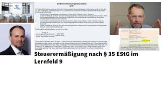 Steuerermäßigung nach 35 EStG im Lernfeld 9