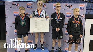 Heaven Fitch: teenage girl beats boys to North Carolina wrestling title