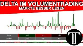 Delta im Volumentrading - MARKT SOFORT BESSER LESEN | Institutionelles Trading