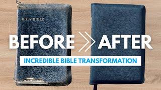 Before & After: Family Heirloom Bible Restoration by AA Leather