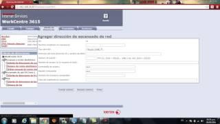 Configuración de Xerox 3655