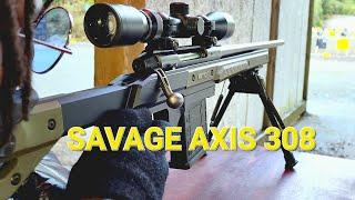 Savage Axis 308 Accuracy Test. Factory VS Oryx Chasis and Lightened Trigger Performance at 100 Yards