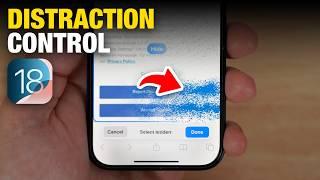 iOS 18 Beta 5: New Distraction Control Feature is AMAZING!