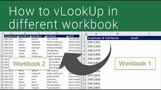 How to VLookup in Differrent Workbook