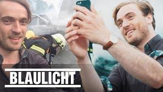 Dieses Schock-Video soll Gaffer abschrecken - Feuerwehr gegen Schaulustige