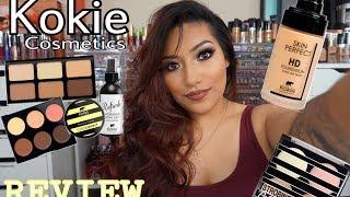 KOKIE COSMETICS Review ONE OF THE BEST FOUNDATIONS! & MORE