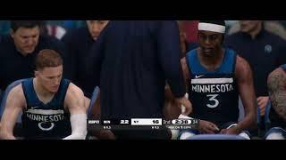 2K25 Modded Gameplay - Minnesota Timberwolves vs New York Knicks